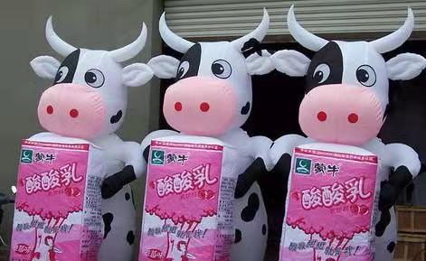 张家川牛奶厂广告气模